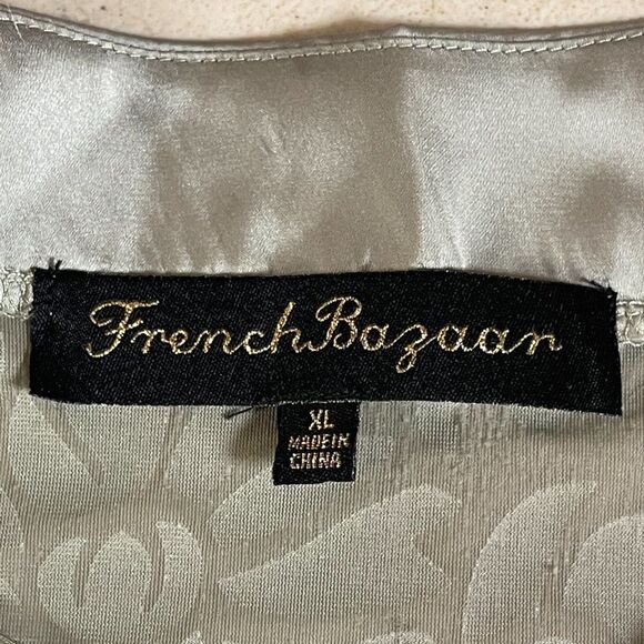 French Bazaar Iridescent Bo Ho BLouse XL - Picture 9 of 10